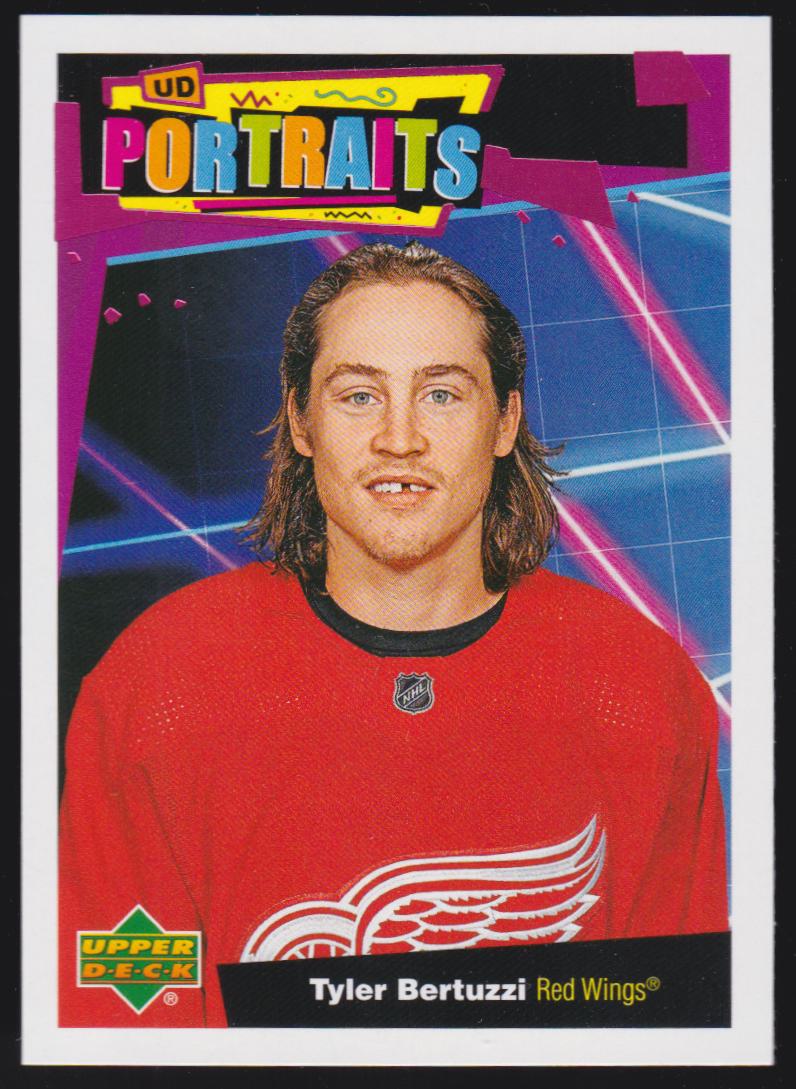 2020-21 Upper Deck UD Portraits #P7 Tyler Bertuzzi (image for) 2020-21 Upper Deck UD Portraits #P7 Tyler Bertuzzi