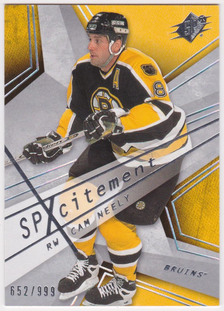 (image for) 2008-09 SPx SPxcitement #X7 Cam Neely 652/999
