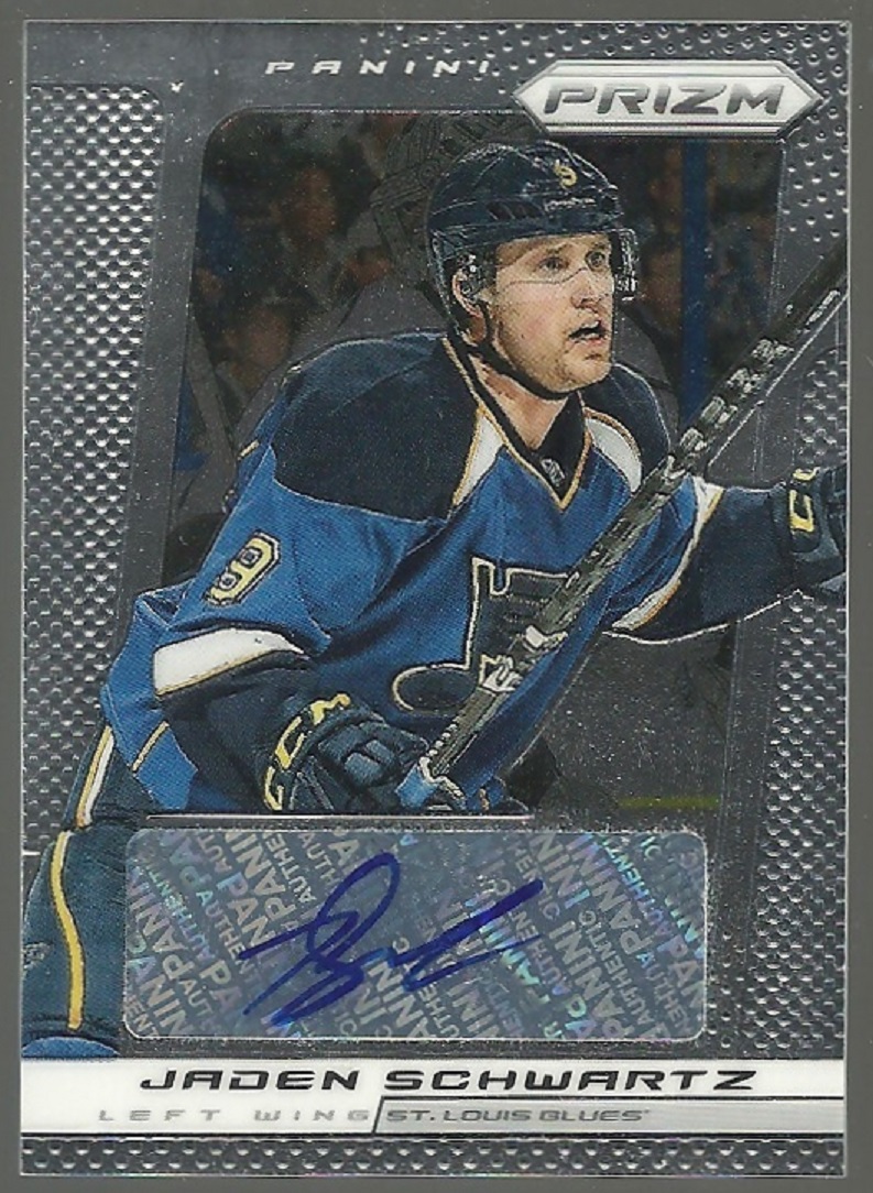 2013-14 Panini Prizm Autographs #ATZ Jaden Schwartz (image for) 2013-14 Panini Prizm Autographs #ATZ Jaden Schwartz
