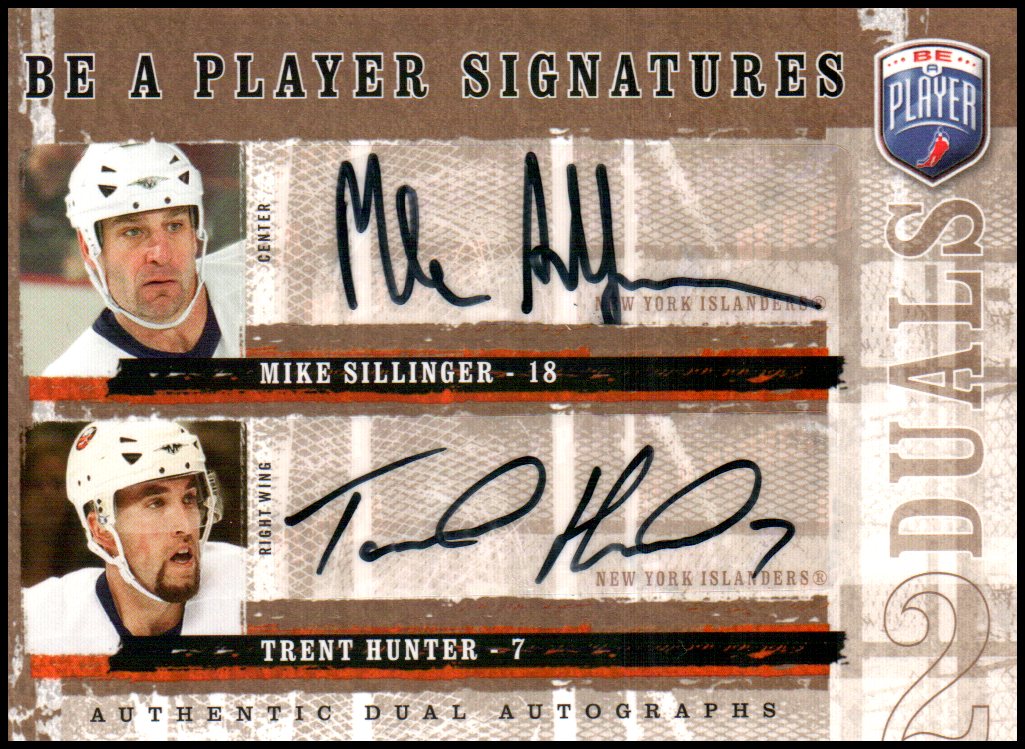(image for) 2006-07 Be A Player Signatures Duals #DSH Mike Sillinger
