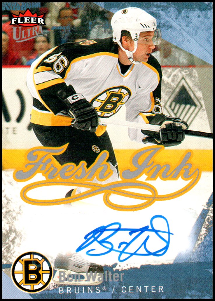2007-08 Ultra Fresh Ink #FIBW Ben Walter AUTO (image for) 2007-08 Ultra Fresh Ink #FIBW Ben Walter AUTO