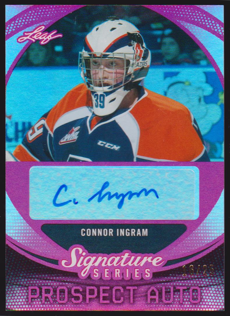 2015-16 Leaf Signature Series Prospects Autographs Red #SPCI1 Connor Ingram 16/25 - XRC (image for) 2015-16 Leaf Signature Series Prospects Autographs Red #SPCI1 Connor Ingram 16/25 - XRC