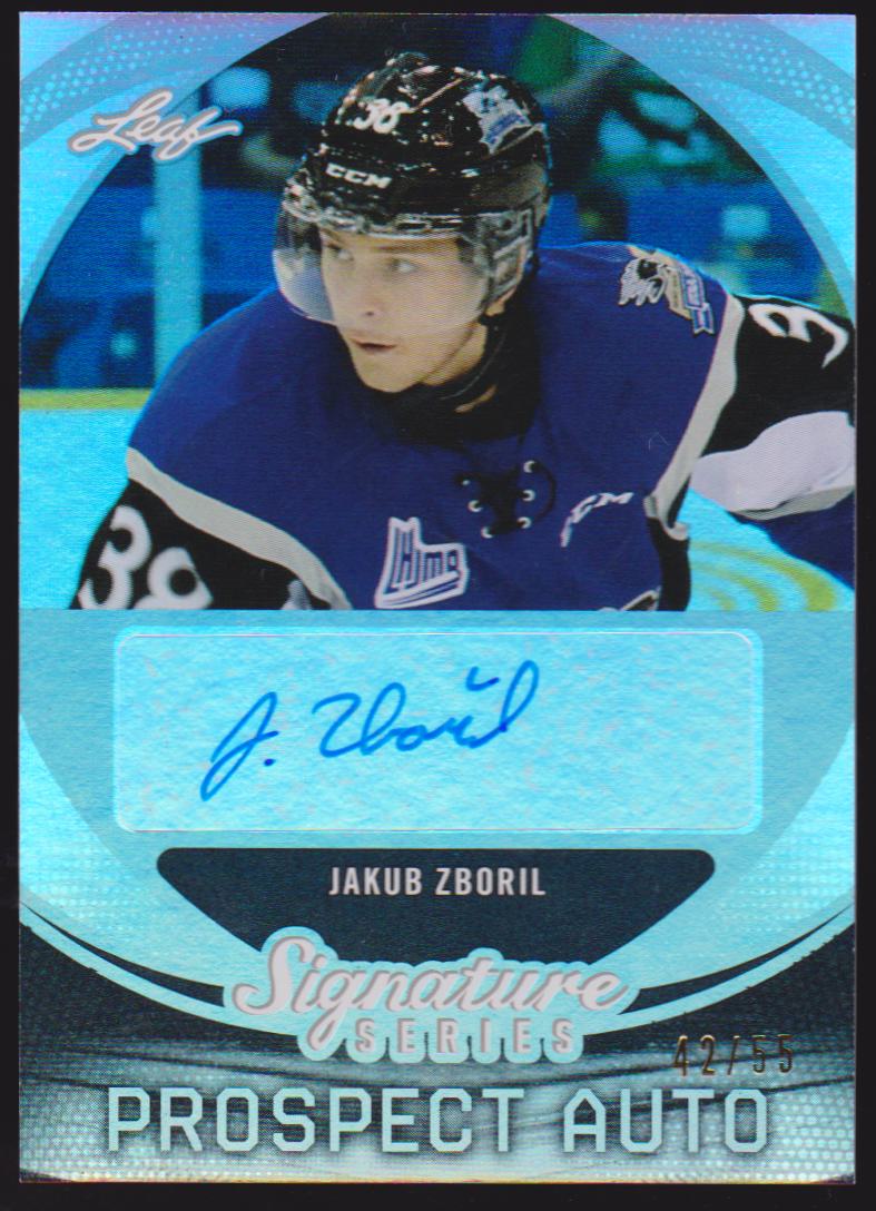 2015-16 Leaf Signature Series Prospects Autographs Gray #SPJZ1 Jakub Zboril 42/55 - XRC (image for) 2015-16 Leaf Signature Series Prospects Autographs Gray #SPJZ1 Jakub Zboril 42/55 - XRC