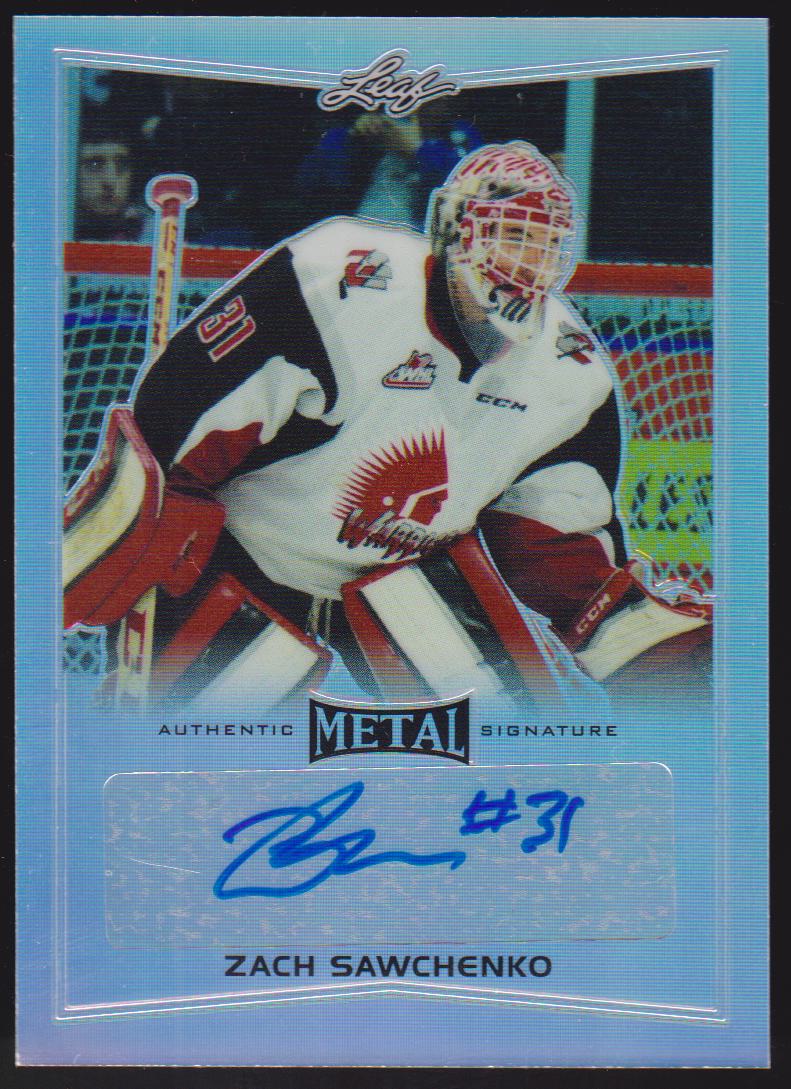 2015-16 Leaf Metal #BAZS2 Zach Sawchenko AUTO (image for) 2015-16 Leaf Metal #BAZS2 Zach Sawchenko AUTO