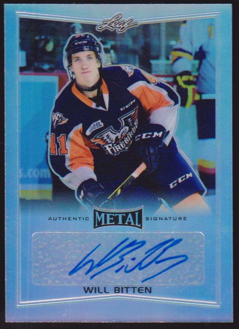 2015-16 Leaf Metal #BAWB1 Will Bitten AUTO (image for) 2015-16 Leaf Metal #BAWB1 Will Bitten AUTO