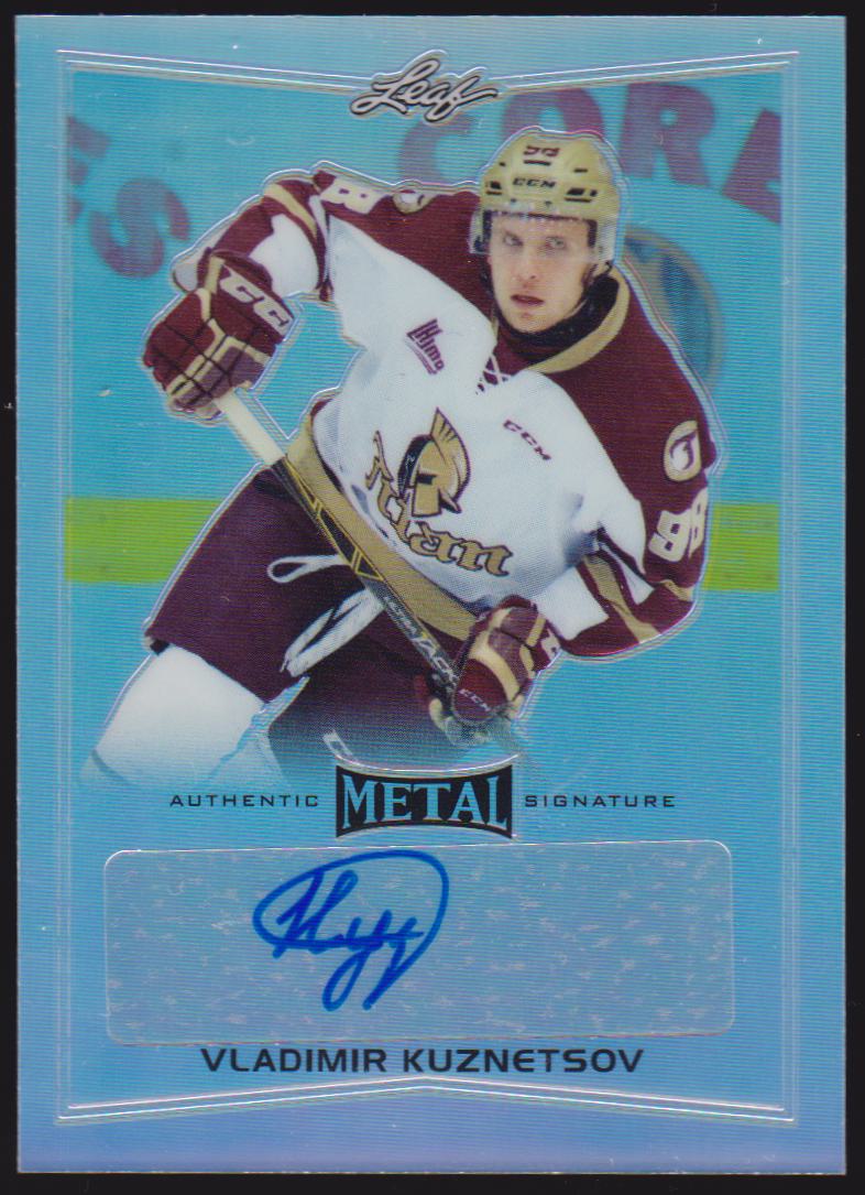 2015-16 Leaf Metal #BAVK1 Vladimir Kuznetsov AUTO (image for) 2015-16 Leaf Metal #BAVK1 Vladimir Kuznetsov AUTO