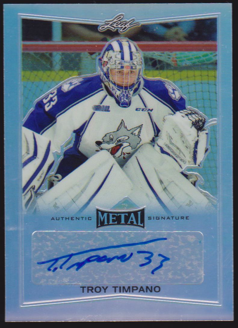 2015-16 Leaf Metal #BATT1 Troy Timpano AUTO (image for) 2015-16 Leaf Metal #BATT1 Troy Timpano AUTO