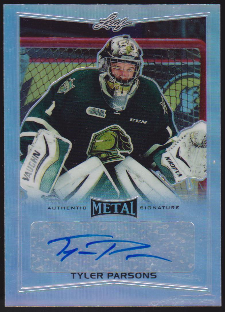 2015-16 Leaf Metal #BATP1 Tyler Parsons AUTO (image for) 2015-16 Leaf Metal #BATP1 Tyler Parsons AUTO