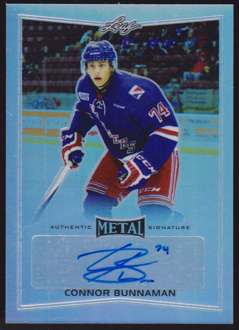 2015-16 Leaf Metal #BACB1 Connor Bunnaman AUTO (image for) 2015-16 Leaf Metal #BACB1 Connor Bunnaman AUTO