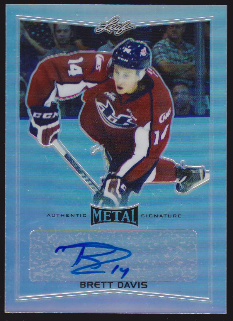 2015-16 Leaf Metal #BABD1 Brett Davis AUTO (image for) 2015-16 Leaf Metal #BABD1 Brett Davis AUTO