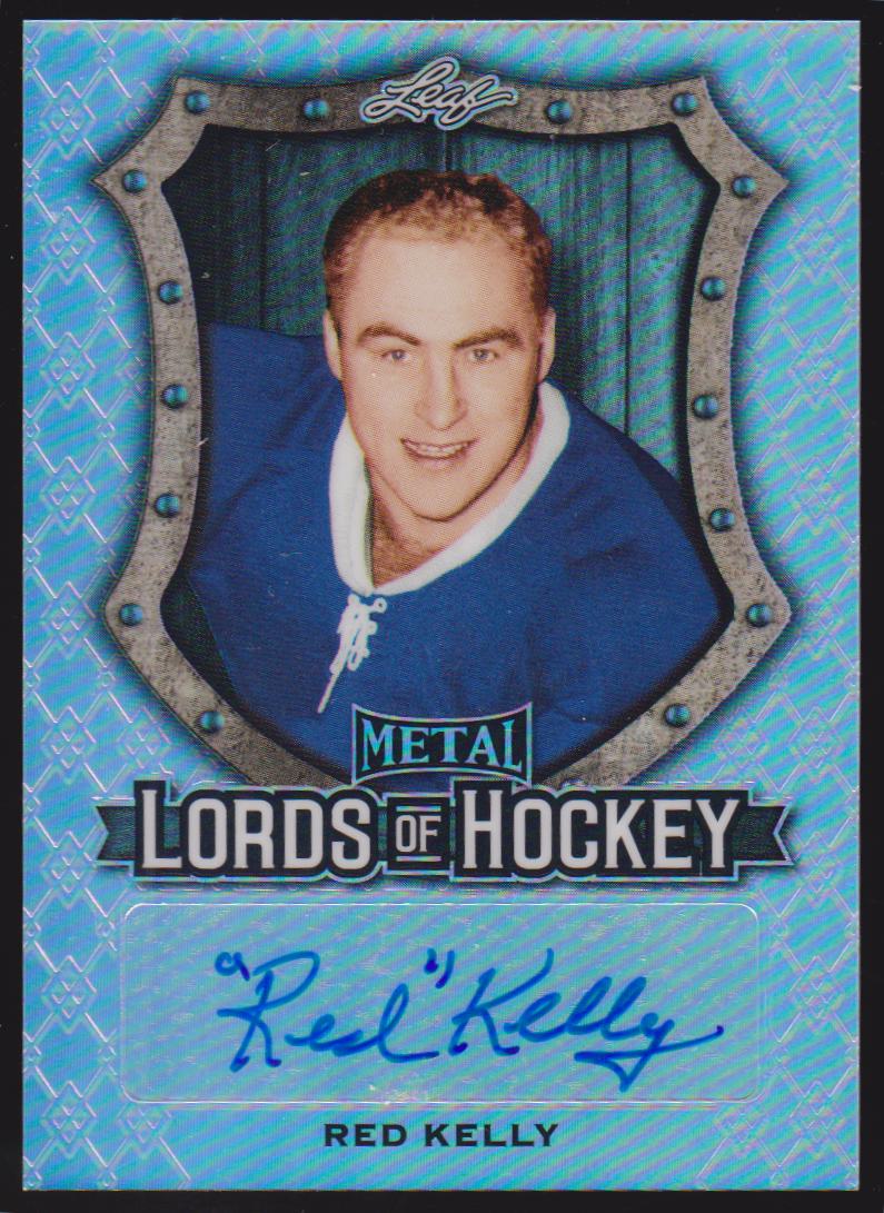 2016-17 Leaf Metal Lords of Hockey #LHRK1 Red Kelly (Only 10 copies) (image for) 2016-17 Leaf Metal Lords of Hockey #LHRK1 Red Kelly (Only 10 copies)