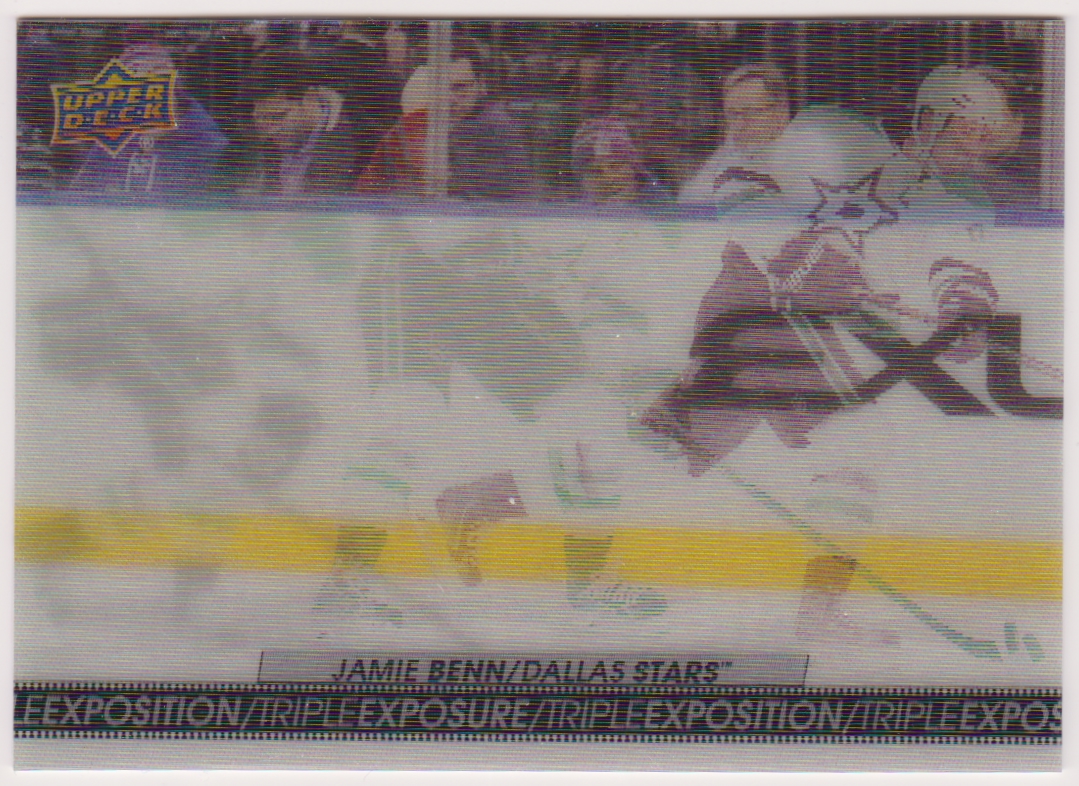 2017-18 Upper Deck Tim Hortons Triple Exposure #TE4 Jamie Benn (image for) 2017-18 Upper Deck Tim Hortons Triple Exposure #TE4 Jamie Benn