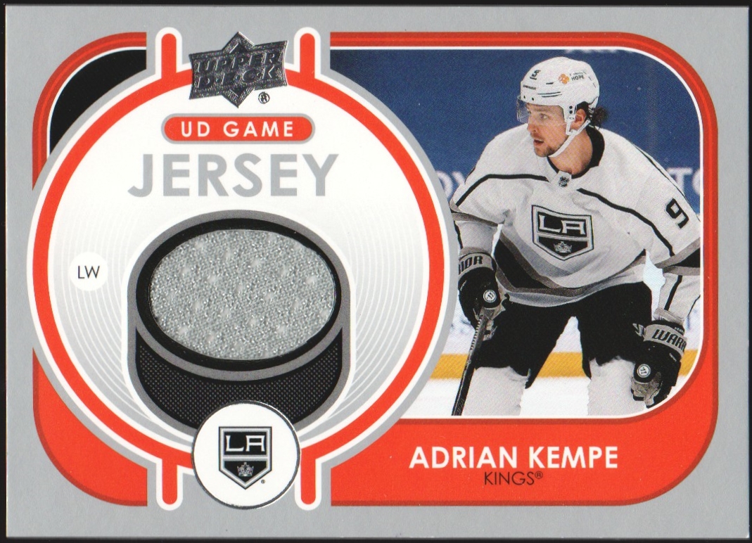 (image for) 2021-22 Upper Deck Game Jerseys #GJAK Adrian Kempe