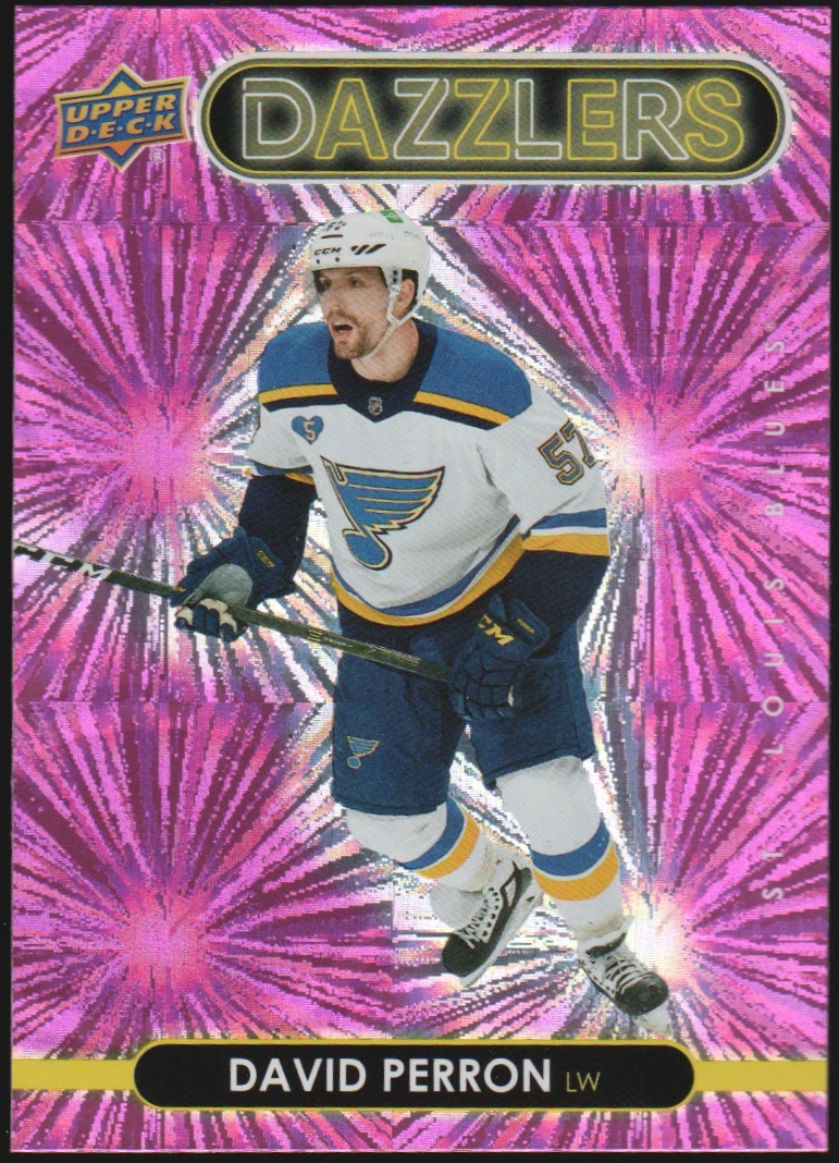 (image for) 2021-22 Upper Deck Dazzlers Pink #DZ38 David Perron