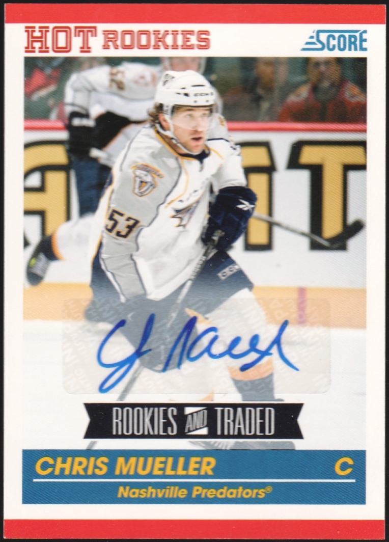 (image for) 2010-11 Score Signatures #635 Chris Mueller AUTO