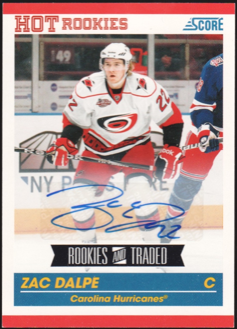 (image for) 2010-11 Score Signatures #595 Zac Dalpe AUTO