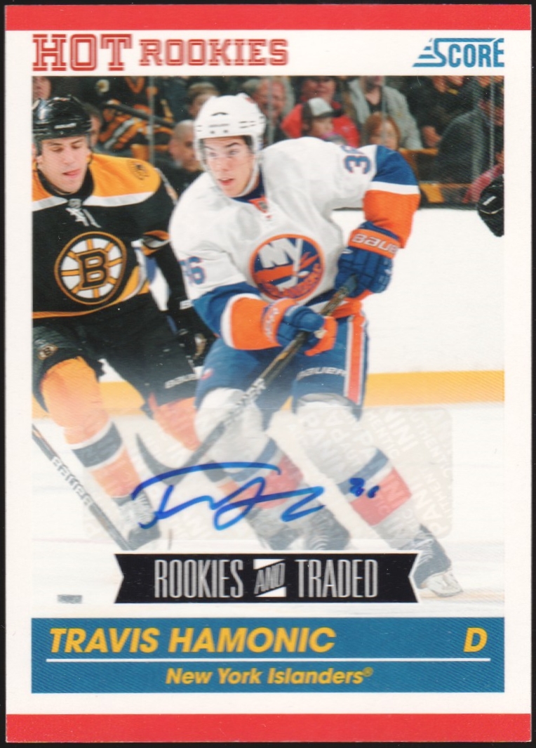 (image for) 2010-11 Score Signatures #618 Travis Hamonic AUTO