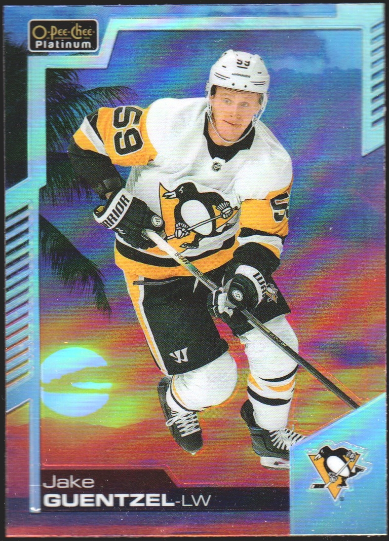 2020-21 O-Pee-Chee Platinum Sunset #39 Jake Guentzel (image for) 2020-21 O-Pee-Chee Platinum Sunset #39 Jake Guentzel