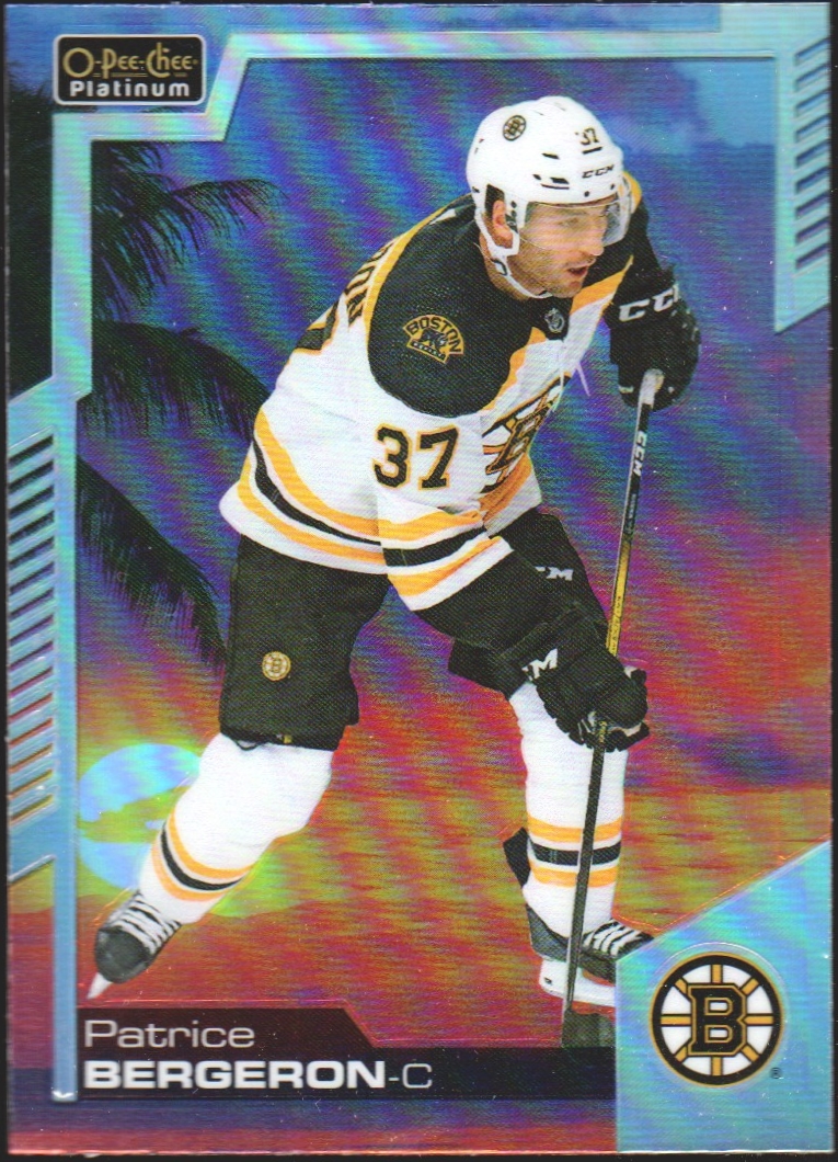 2020-21 O-Pee-Chee Platinum Sunset #13 Patrice Bergeron (image for) 2020-21 O-Pee-Chee Platinum Sunset #13 Patrice Bergeron