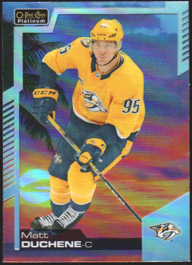 2020-21 O-Pee-Chee Platinum Sunset #55 Matt Duchene (image for) 2020-21 O-Pee-Chee Platinum Sunset #55 Matt Duchene