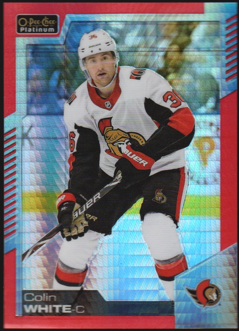 (image for) 2020-21 O-Pee-Chee Platinum Red Prism #113 Colin White 123/199