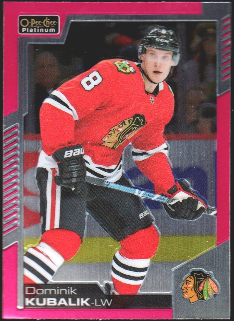 2020-21 O-Pee-Chee Platinum Matte Pink #65 Dominik Kubalik (image for) 2020-21 O-Pee-Chee Platinum Matte Pink #65 Dominik Kubalik