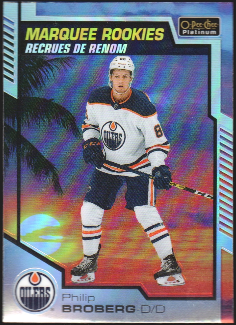 2020-21 O-Pee-Chee Platinum Sunset #190 Philip Broberg - RC Year (image for) 2020-21 O-Pee-Chee Platinum Sunset #190 Philip Broberg - RC Year