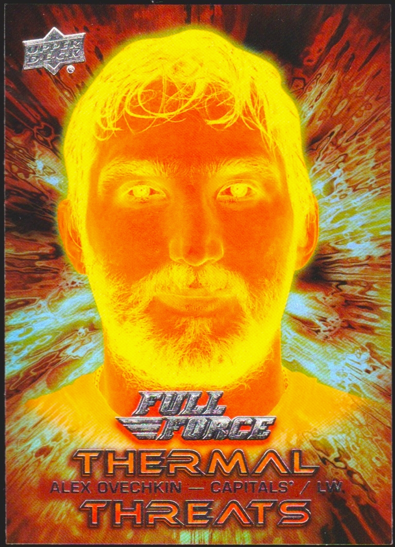 2015-16 Upper Deck Full Force Thermal Threats #TTAO Alexander Ovechkin (image for) 2015-16 Upper Deck Full Force Thermal Threats #TTAO Alexander Ovechkin