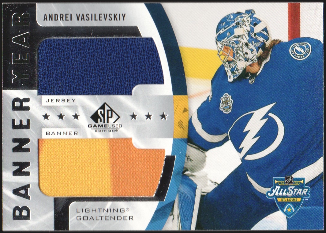 (image for) 2020-21 SP Game Used Banner Jersey #BYJAV Andrei Vasilevskiy