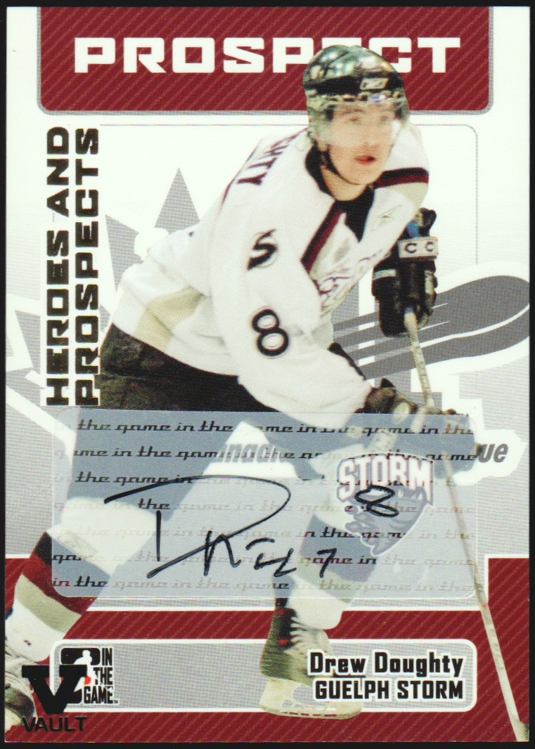 2006-07 ITG Heroes and Prospects Autographs #ADDO Drew Doughty (image for) 2006-07 ITG Heroes and Prospects Autographs #ADDO Drew Doughty
