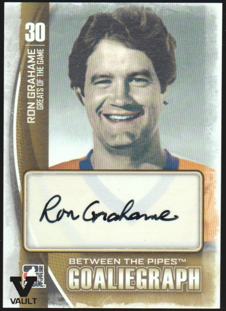 (image for) 2013-14 Between The Pipes Autographs #ARG Ron Grahame VAULT