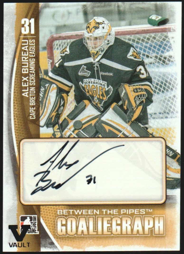 (image for) 2013-14 Between the Pipes Autographs #AAB Alex Bureau VAULT