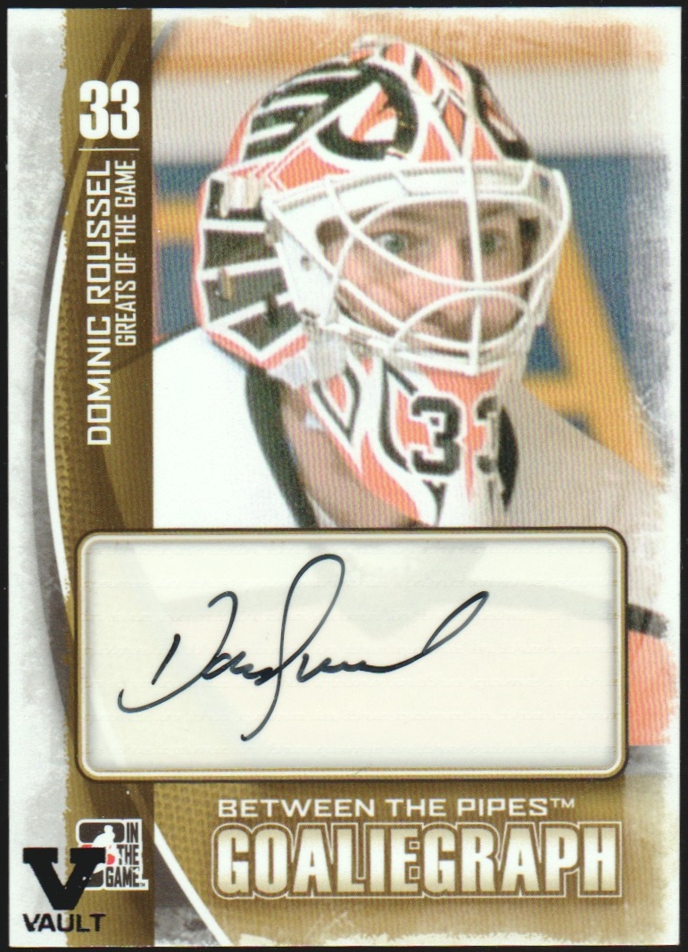 (image for) 2013-14 Between the Pipes Autographs #ADR Dominic Roussel VAULT