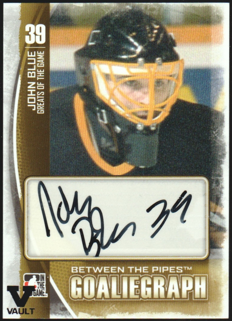 (image for) 2013-14 Between the Pipes Autographs #AJBL John Blue Vault