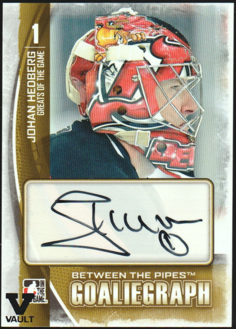 (image for) 2013-14 Between the Pipes Autographs #AJHE2 Johan Hedberg