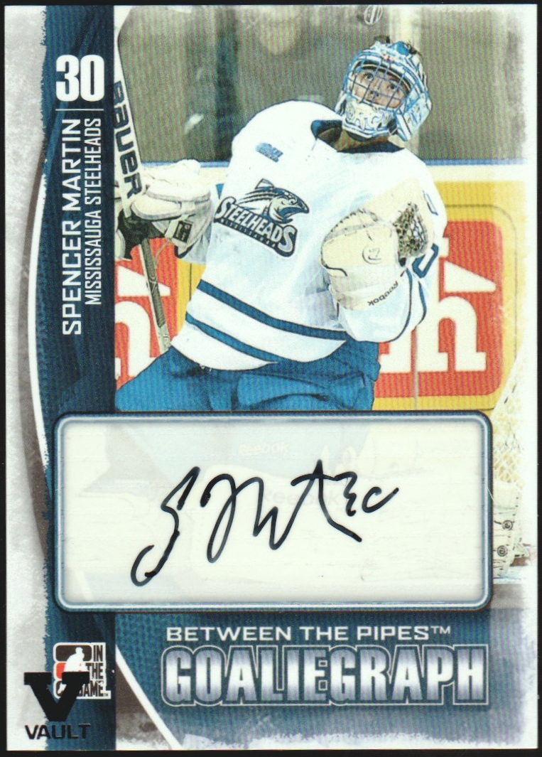 (image for) 2013-14 Between the Pipes Autographs #ASMA Spencer Martin Vault