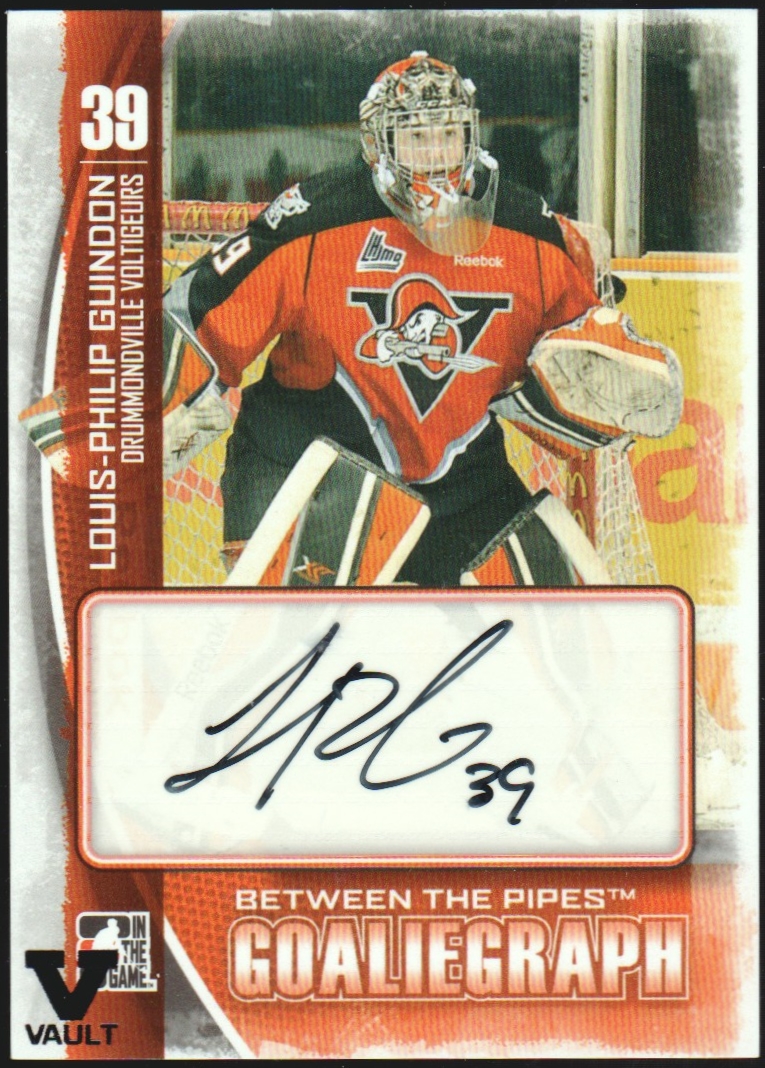 (image for) 2013-14 Between the Pipes Autographs #ALG Louis-Philip Guindon