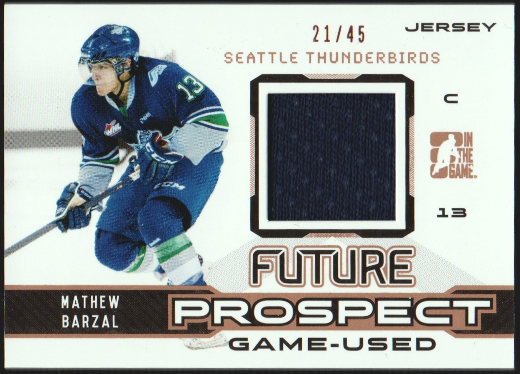 (image for) 2014-15 Draft Prospects Future Jerseys Bronze #FP3 Mathew Barzal