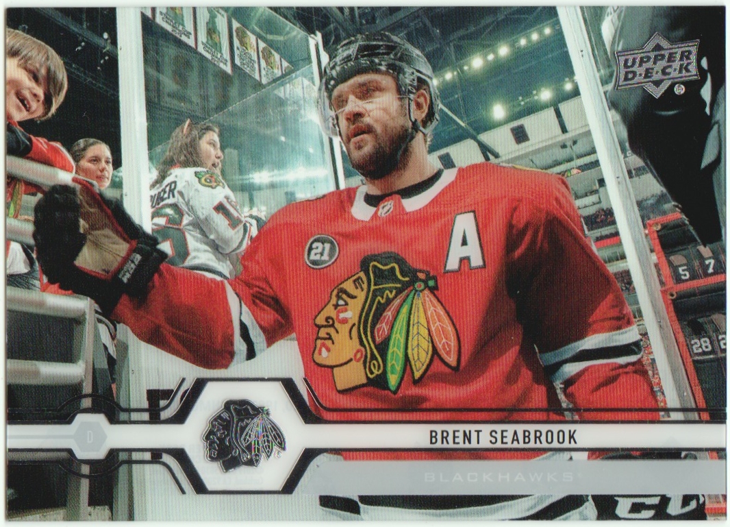 (image for) 2019-20 Upper Deck Clear Cut #113 Brent Seabrook