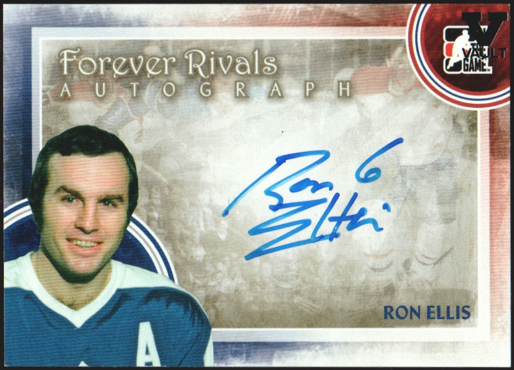 (image for) 2012-13 ITG Forever Rivals Autographs #ARE Ron Ellis VAULT
