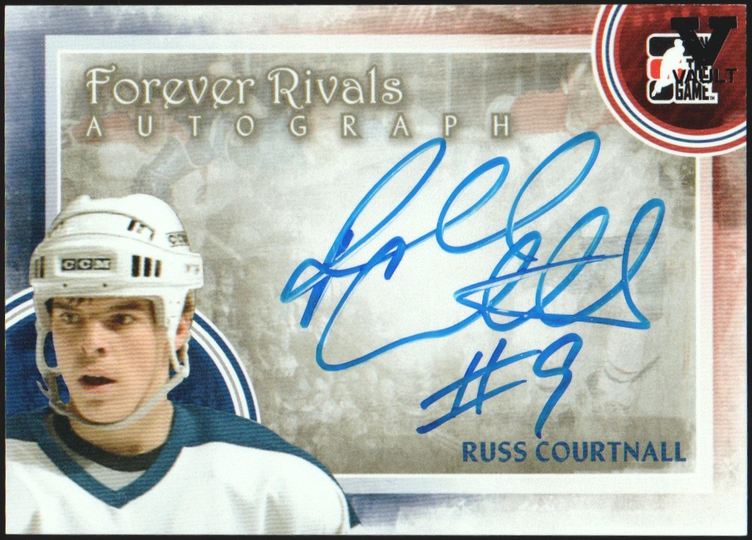 (image for) 2012-13 ITG Forever Rivals Autographs #ARC Russ Courtnall