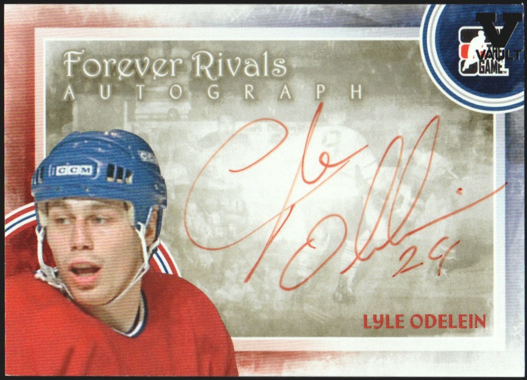 (image for) 2012-13 ITG Forever Rivals Autographs #ALO Lyle Odelein