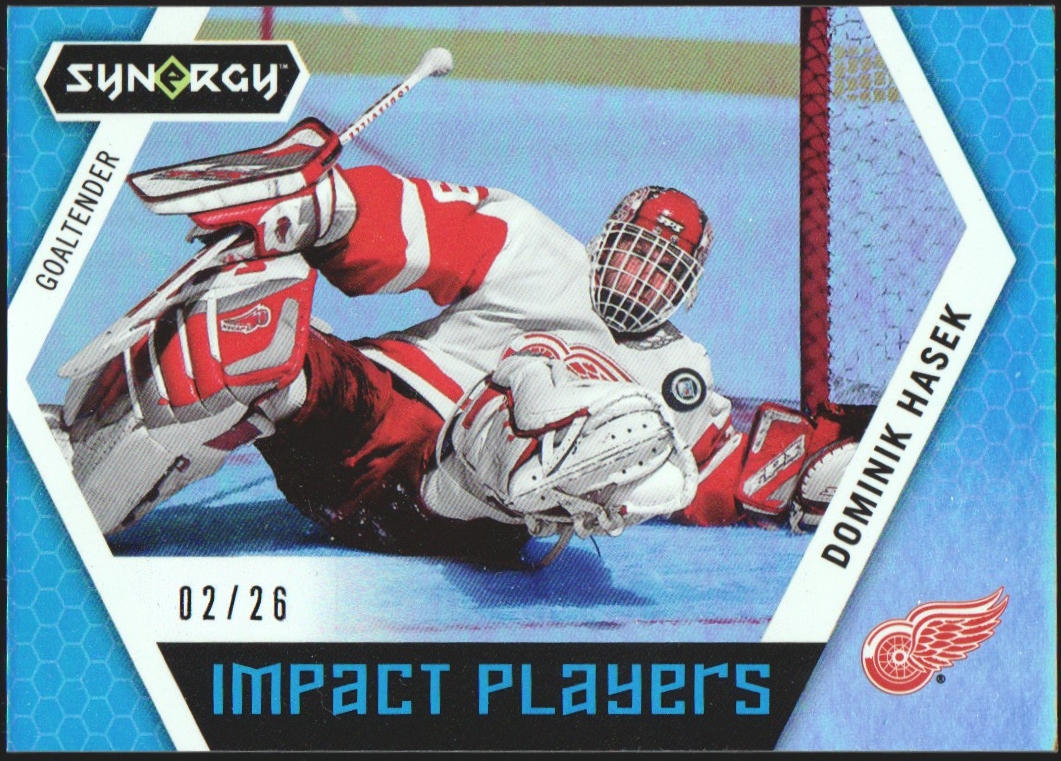 (image for) 2017-18 Synergy Impact Players Blue #IP35 Dominik Hasek 2/26