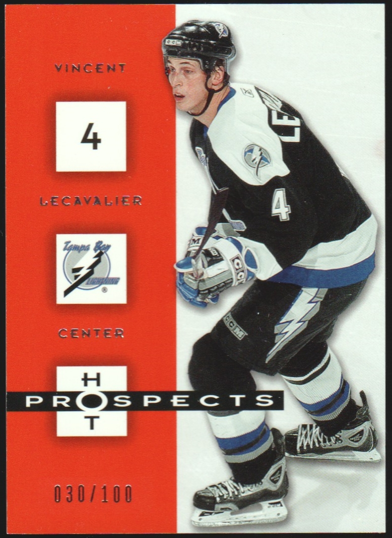 (image for) 2005-06 Hot Prospects Red Hot #88 Vincent Lecavalier 30/100