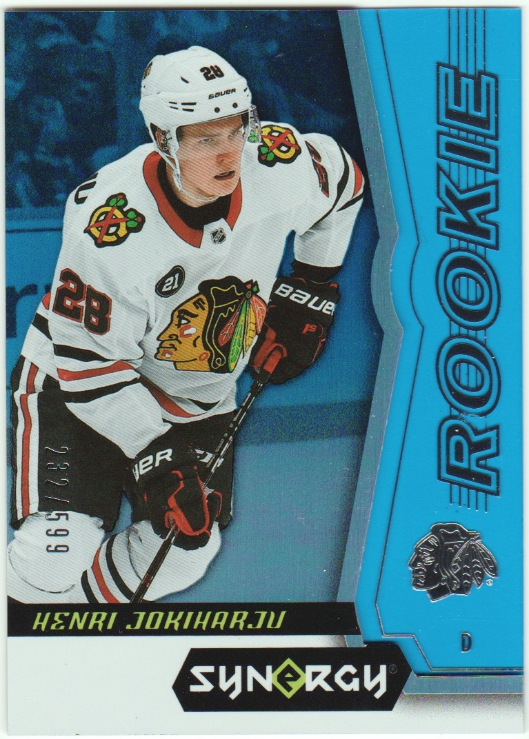 (image for) 2018-19 Synergy Blue #80 Henri Jokiharju 232/599 RC