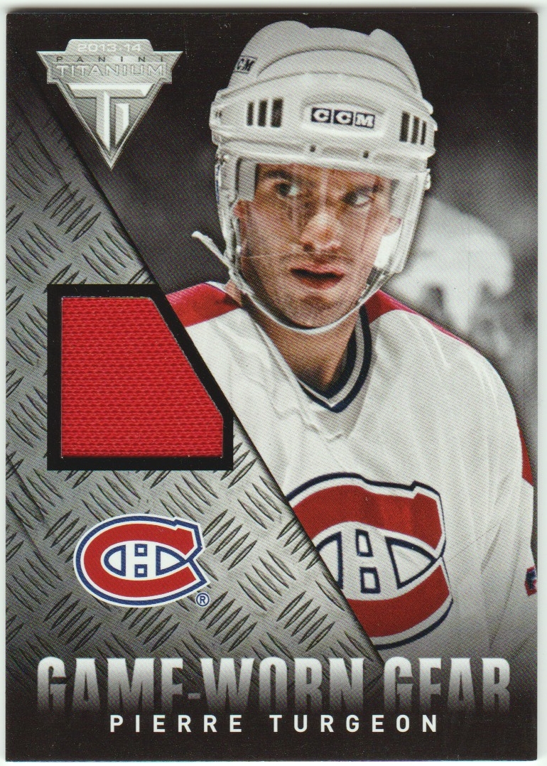 (image for) 2013-14 Panini Titanium Game Worn Gear #GGPT Pierre Turgeon