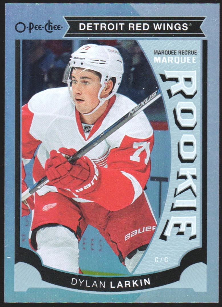 2015-16 O-Pee-Chee Update Rainbow Foil #U20 Dylan Larkin RC (image for) 2015-16 O-Pee-Chee Update Rainbow Foil #U20 Dylan Larkin RC