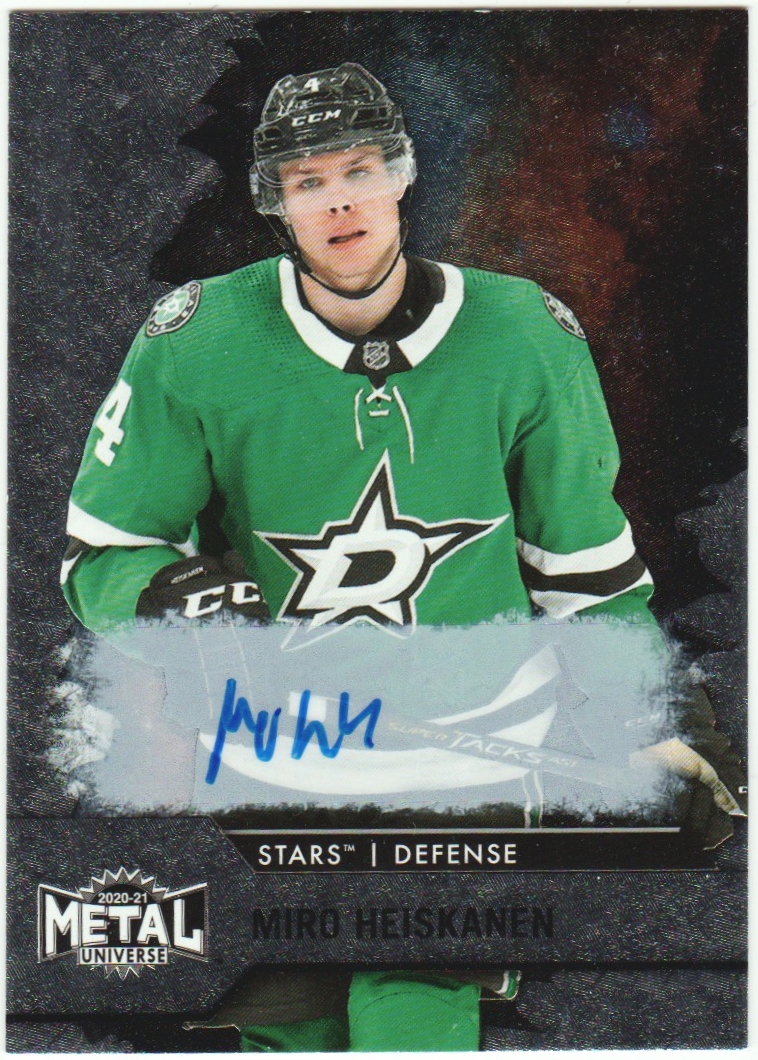 (image for) 2020-21 Metal Universe Silver #69 Miro Heiskanen AUTO