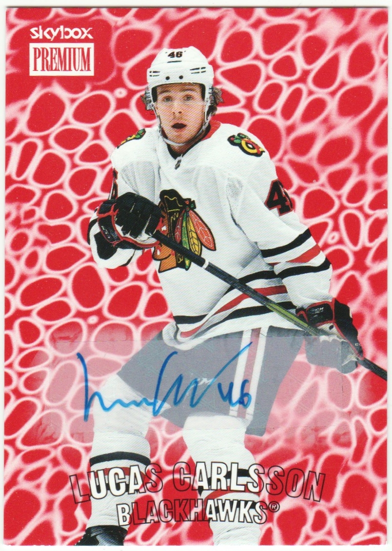 2020-21 Metal Universe Skybox Premium Retro Auto Lucas Carlsson (image for) 2020-21 Metal Universe Skybox Premium Retro Auto Lucas Carlsson