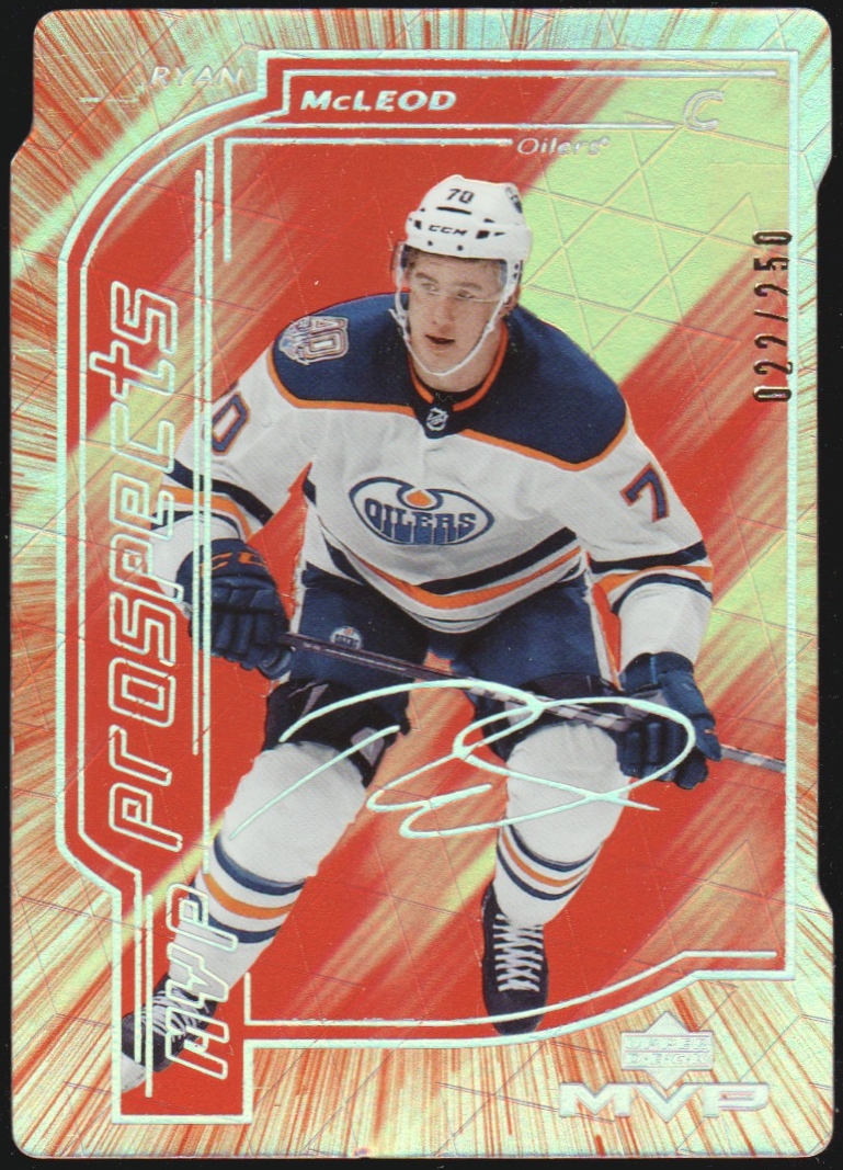 (image for) 2020-21 Upper Deck MVP Prospects #117 Ryan McLeod 22/250